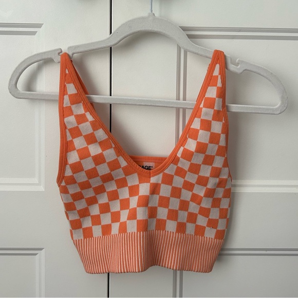 Garage Tops - Garage cropped tank top, size M